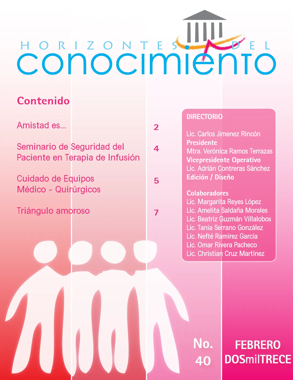 Portada Horizontes del Conocimiento No. 40 | Febrero 2013