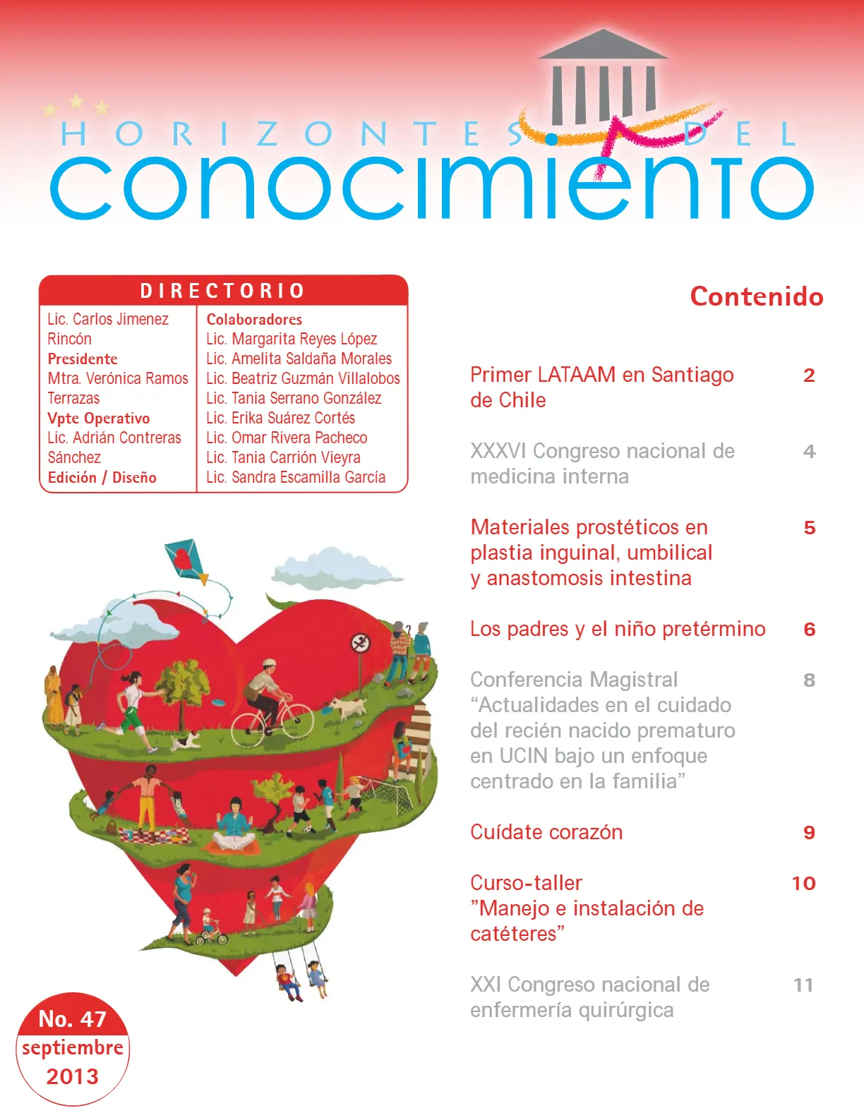 Portada Horizontes del Conocimiento No. 47 | Septiembre 2013