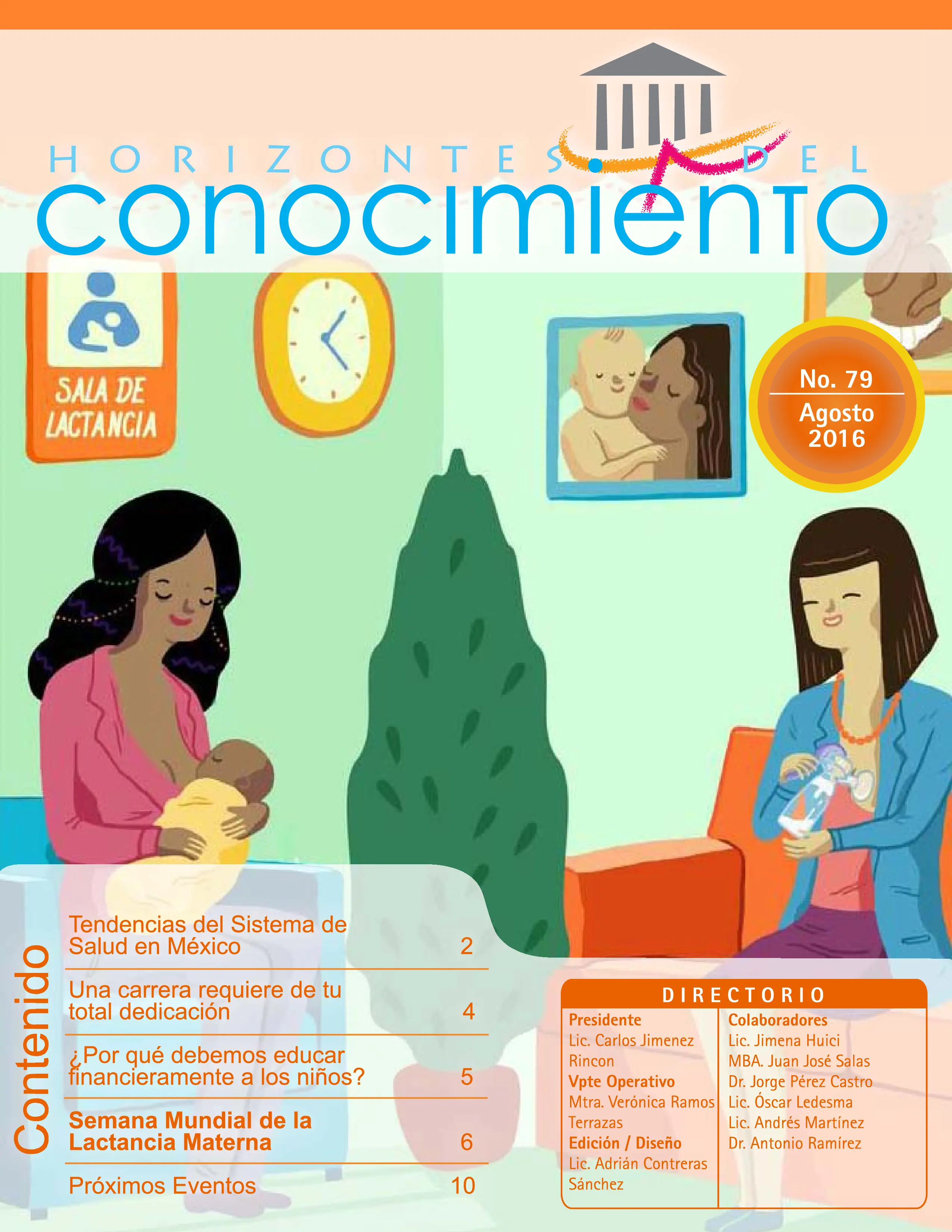 Portada Horizontes del Conocimiento No. 79 | Agosto 2016