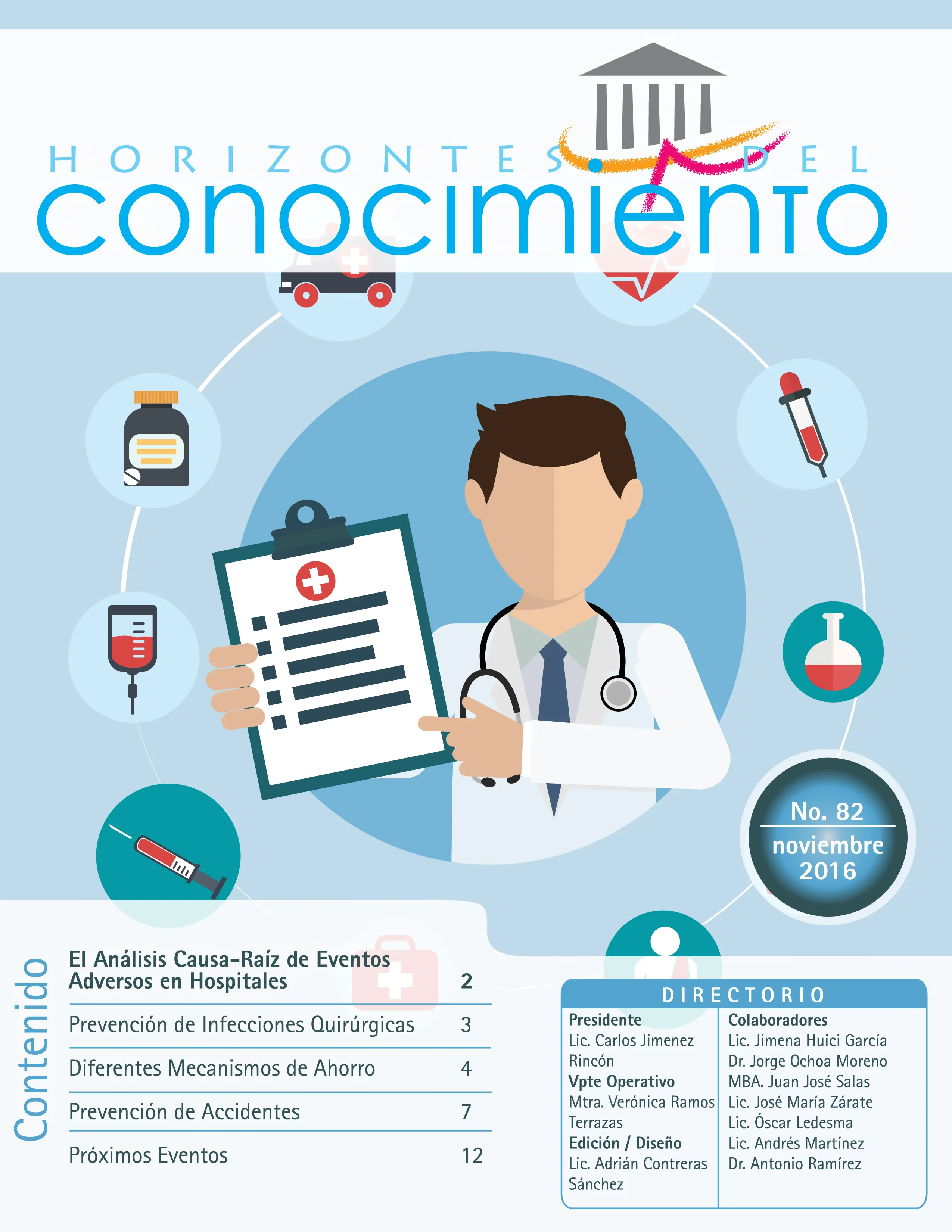 Portada Horizontes del Conocimiento No. 82 | Noviembre 2016