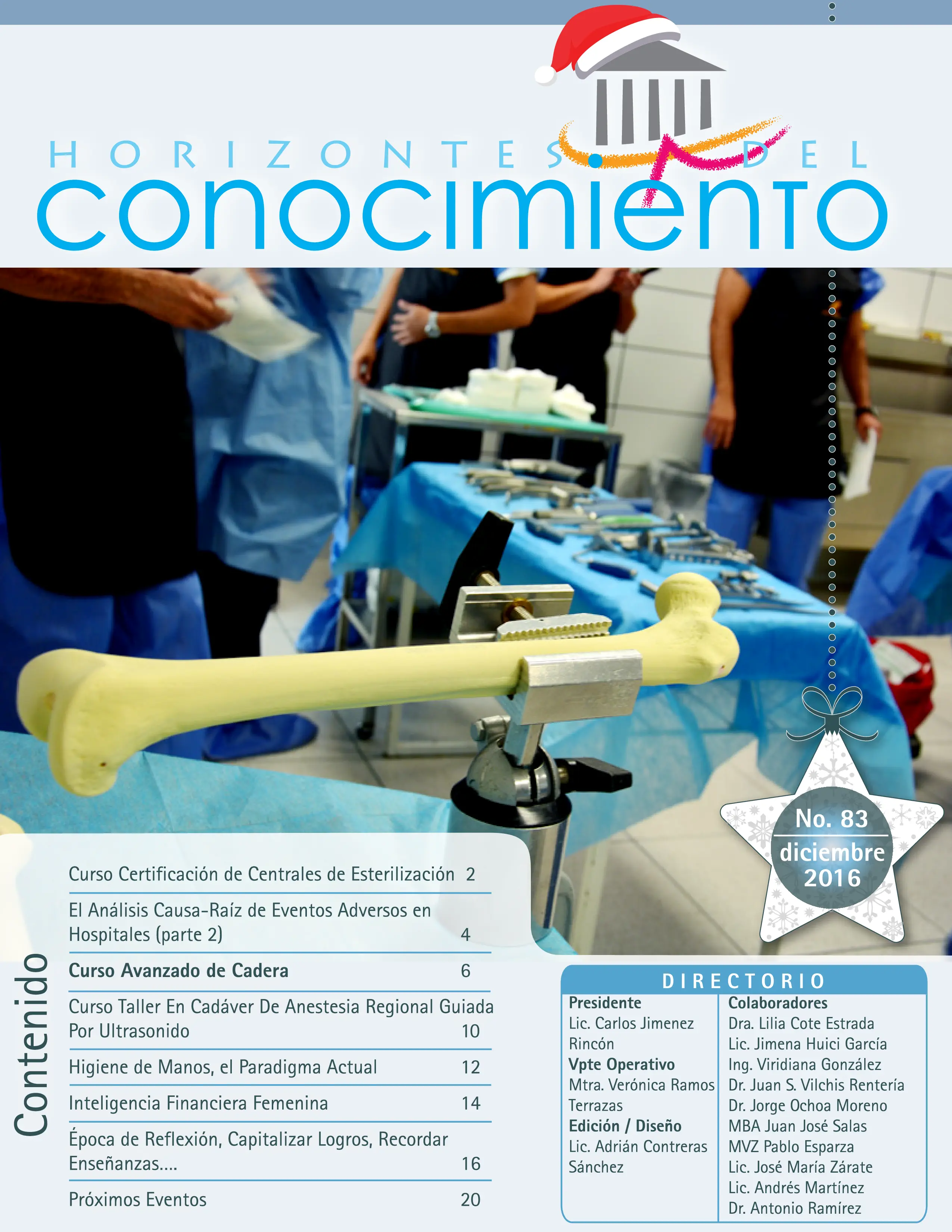 Portada Horizontes del Conocimiento No. 83 | Diciembre 2016